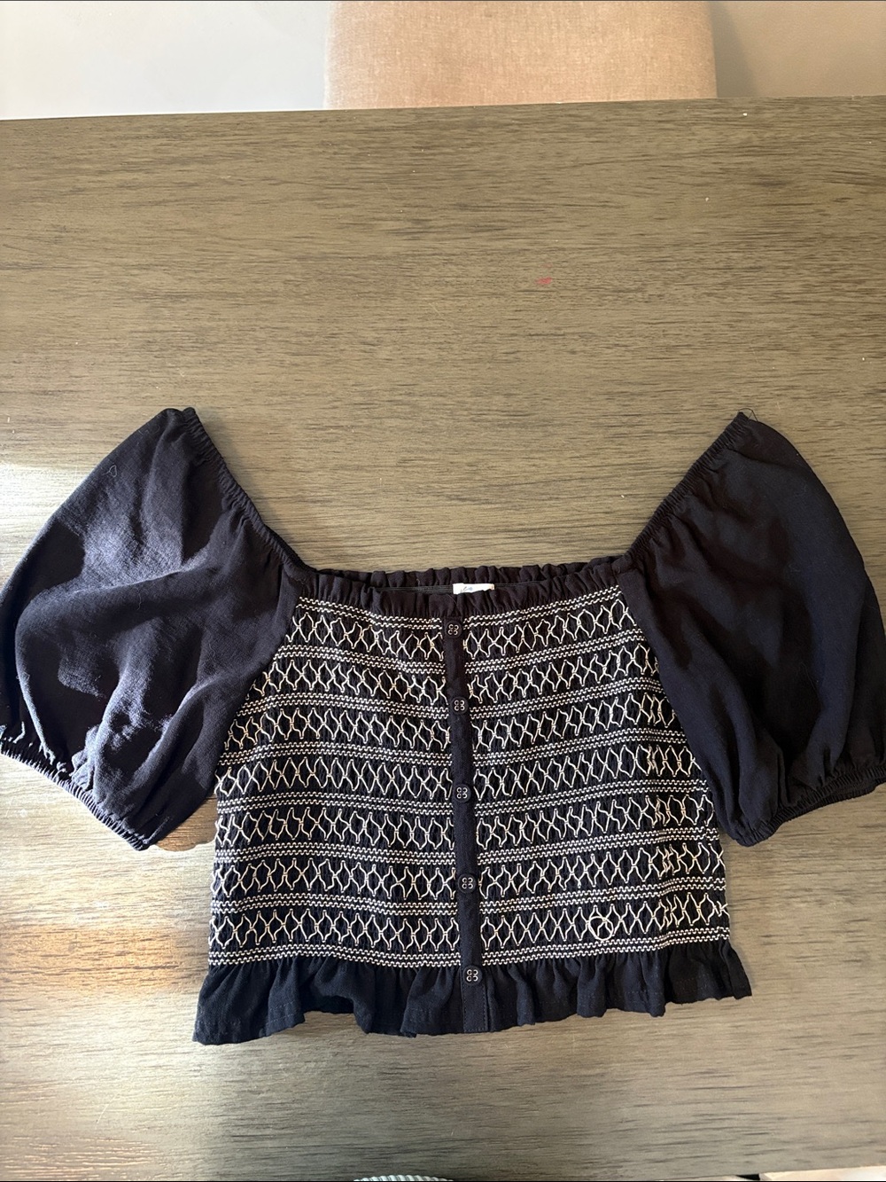 Franchesca’s Women Black off shoulder top
